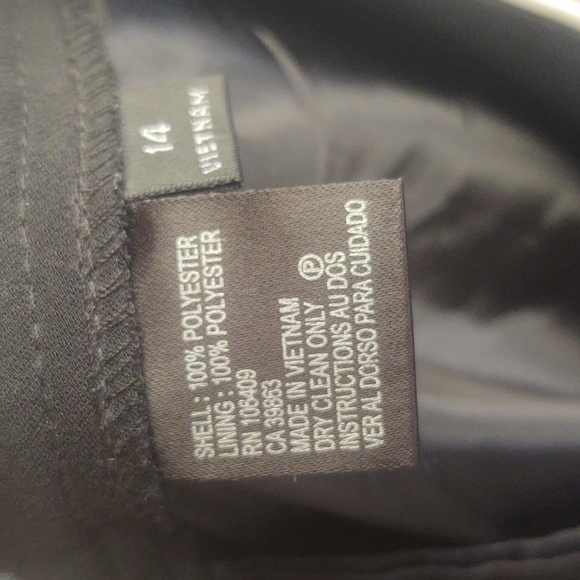 EUC Black Trousers Size 14 - Picture 4 of 4